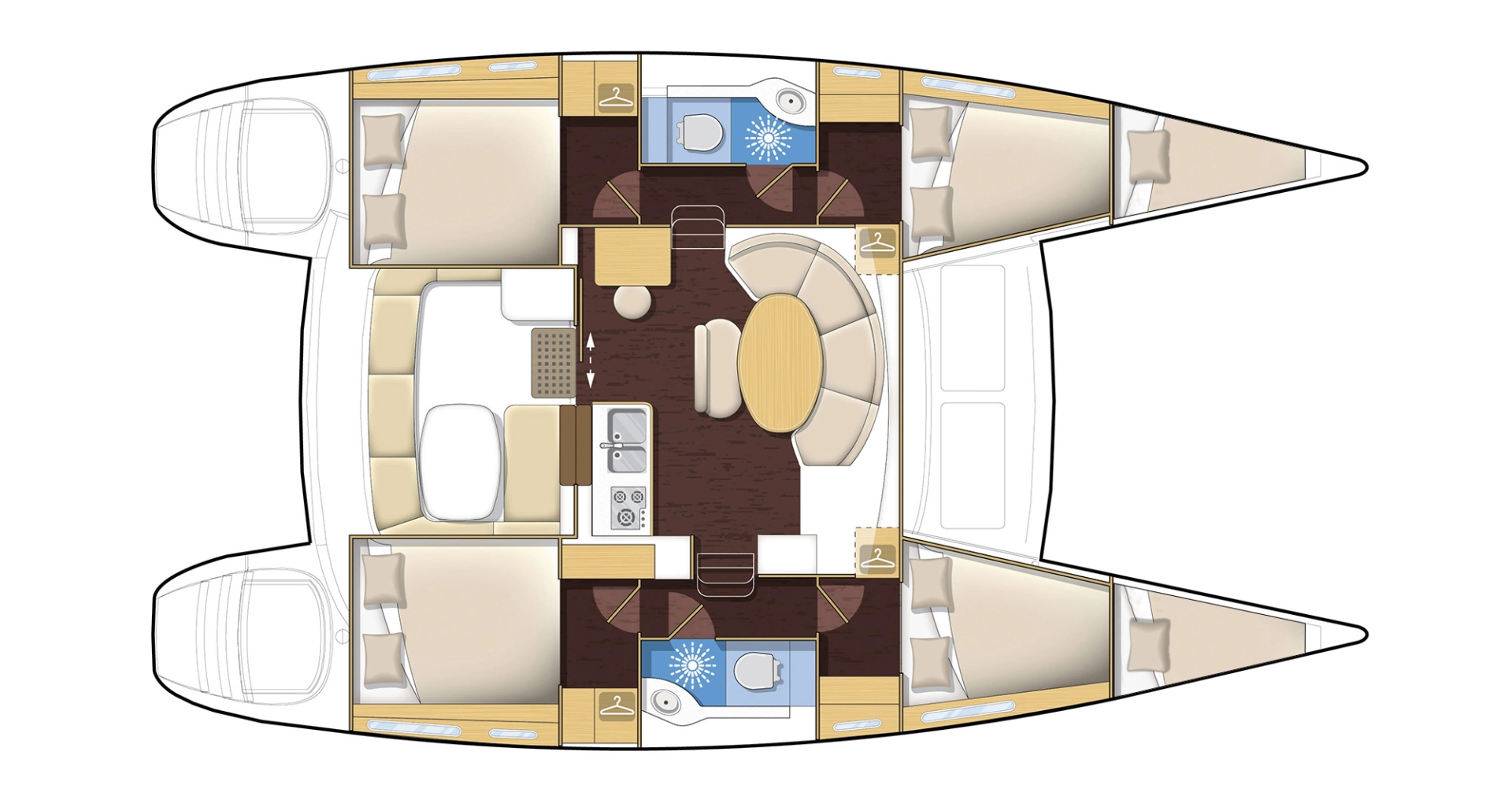 Noleggio Catamarano con o senza skipper Lagoon a Gouviá