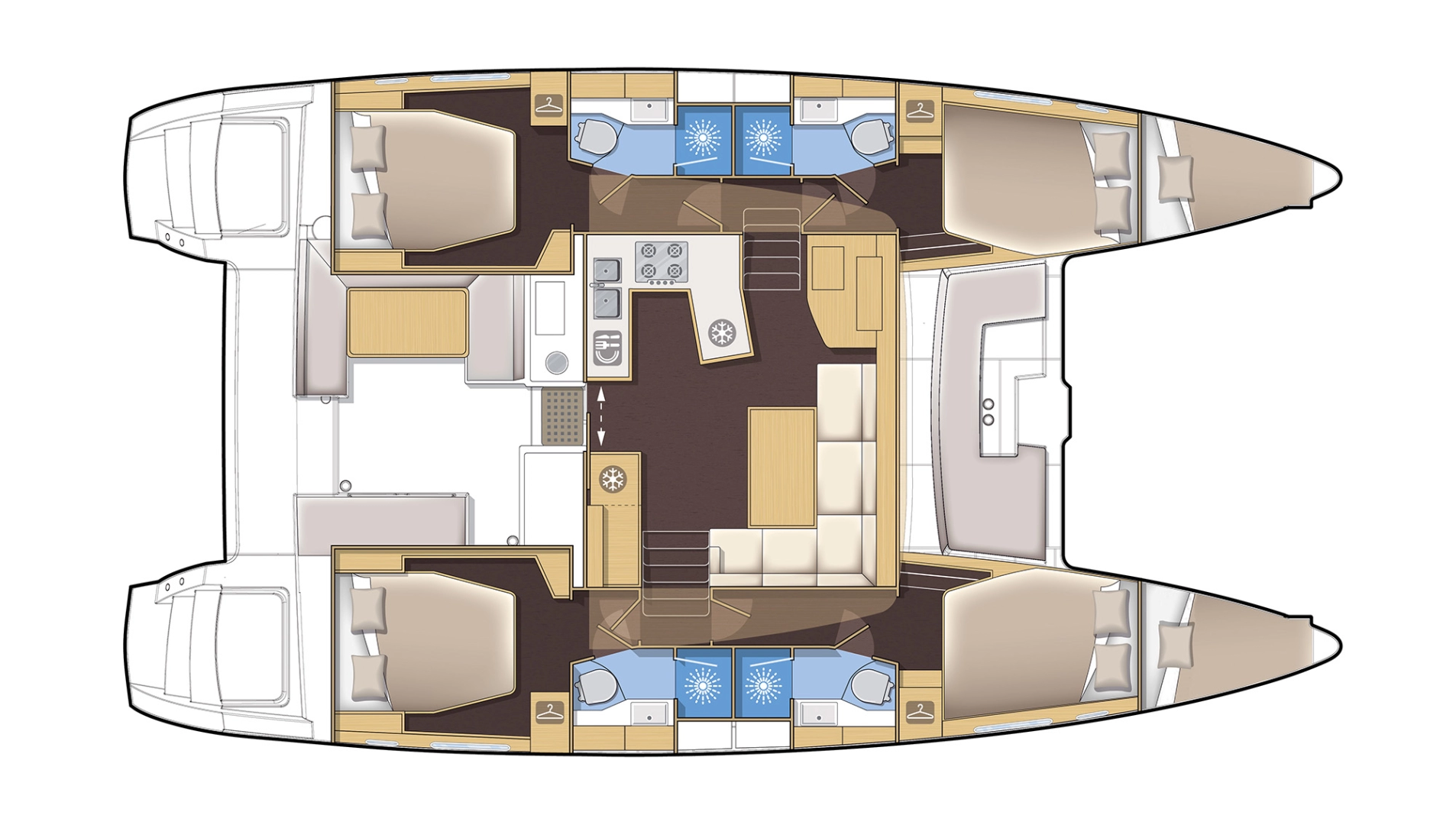 Noleggio Catamarano a Gouviá – Lagoon Lagoon 450 F