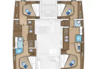 Noleggio Catamarano con o senza skipper Lagoon a Gouviá