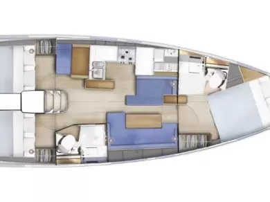 Jeanneau Sun Odyssey 410 da affittare a  Deme of Volos