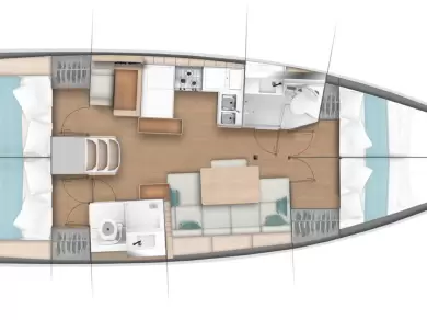 Jeanneau Sun Odyssey 440 da affittare a  Gouviá