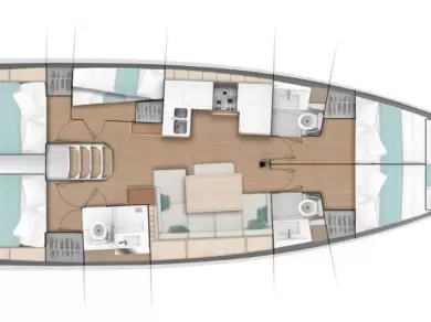 Jeanneau Sun Odyssey 490 da affittare a  Scardona
