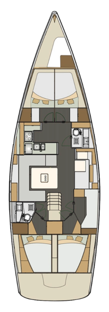 Noleggio a Punat – Elan Impression 50 su SamBoat
