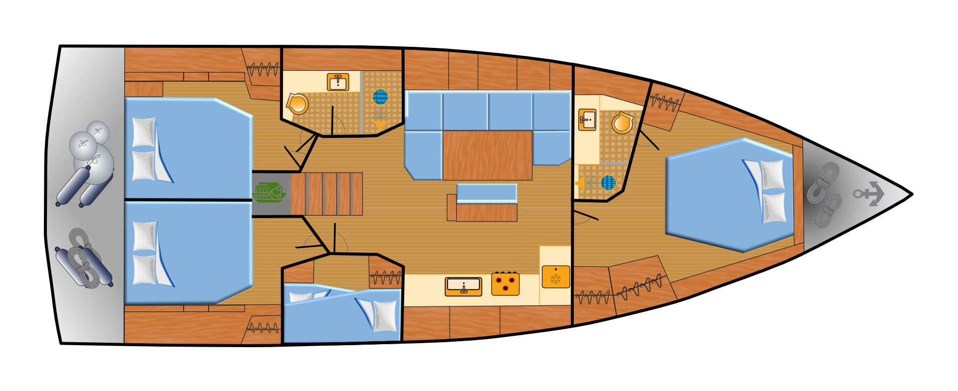 Noleggiare una Hanse Hanse 460 a Punat