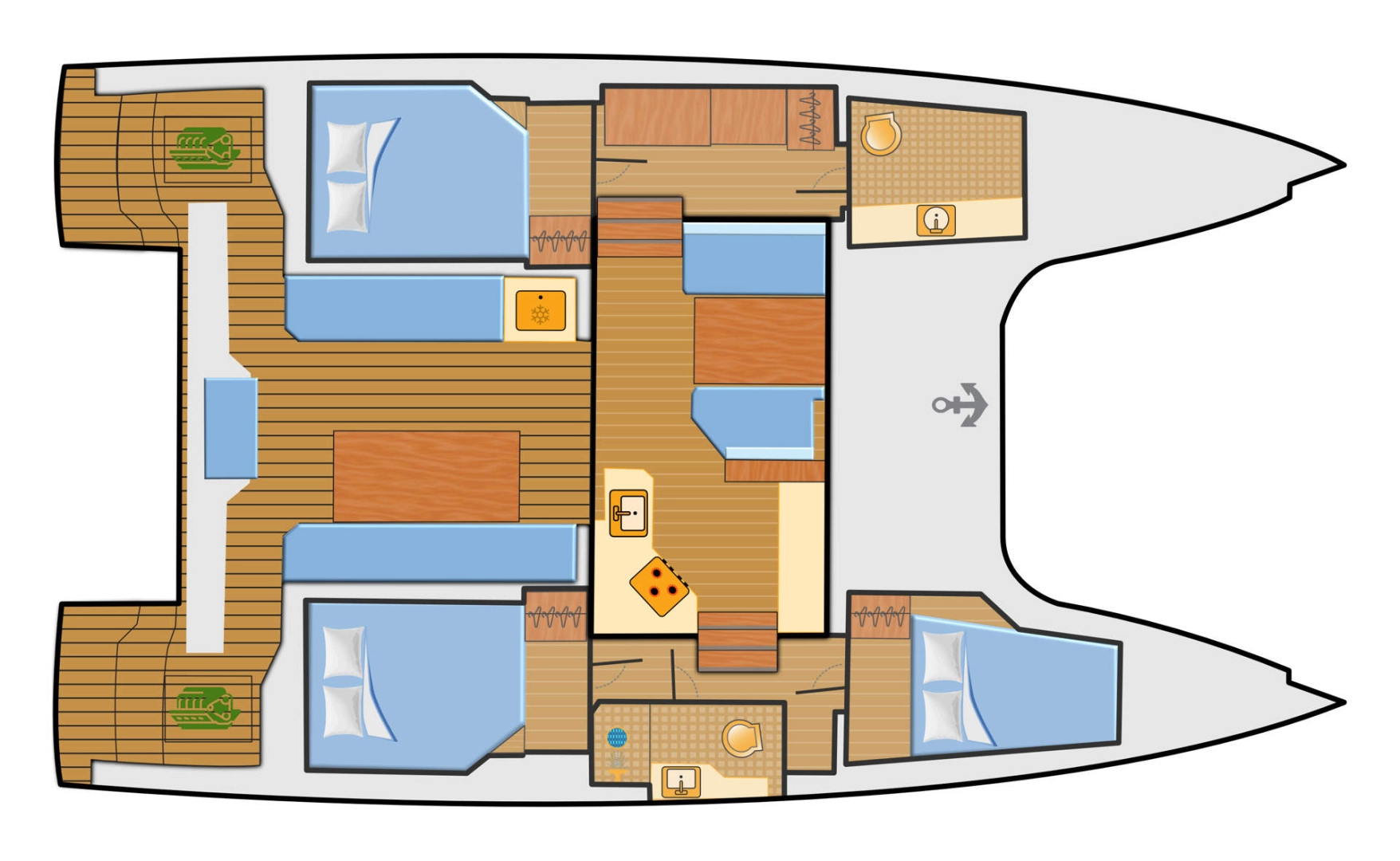 Noleggiare una Nautitech Nautitech 40 a Rogosnizza
