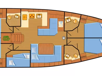 Noleggio barche Rogosnizza economico Oceanis 51.1
