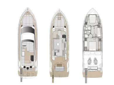 Noleggio barche Podstrana economico Ferretti Yachts 500 - 3 + 1 cab