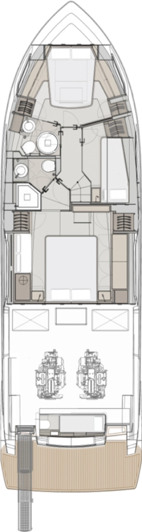 Noleggio barche Ferretti Ferretti Yachts 500 a Podstrana su Samboat