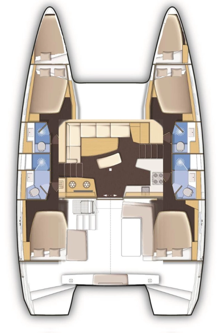 Noleggio Catamarano a Álimos – Lagoon Lagoon 42