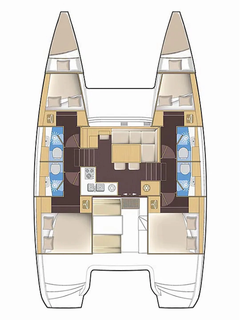 Noleggio Catamarano con o senza skipper Lagoon a Punat