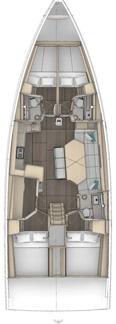 Noleggiare una Dufour Dufour 48 a Sukošan