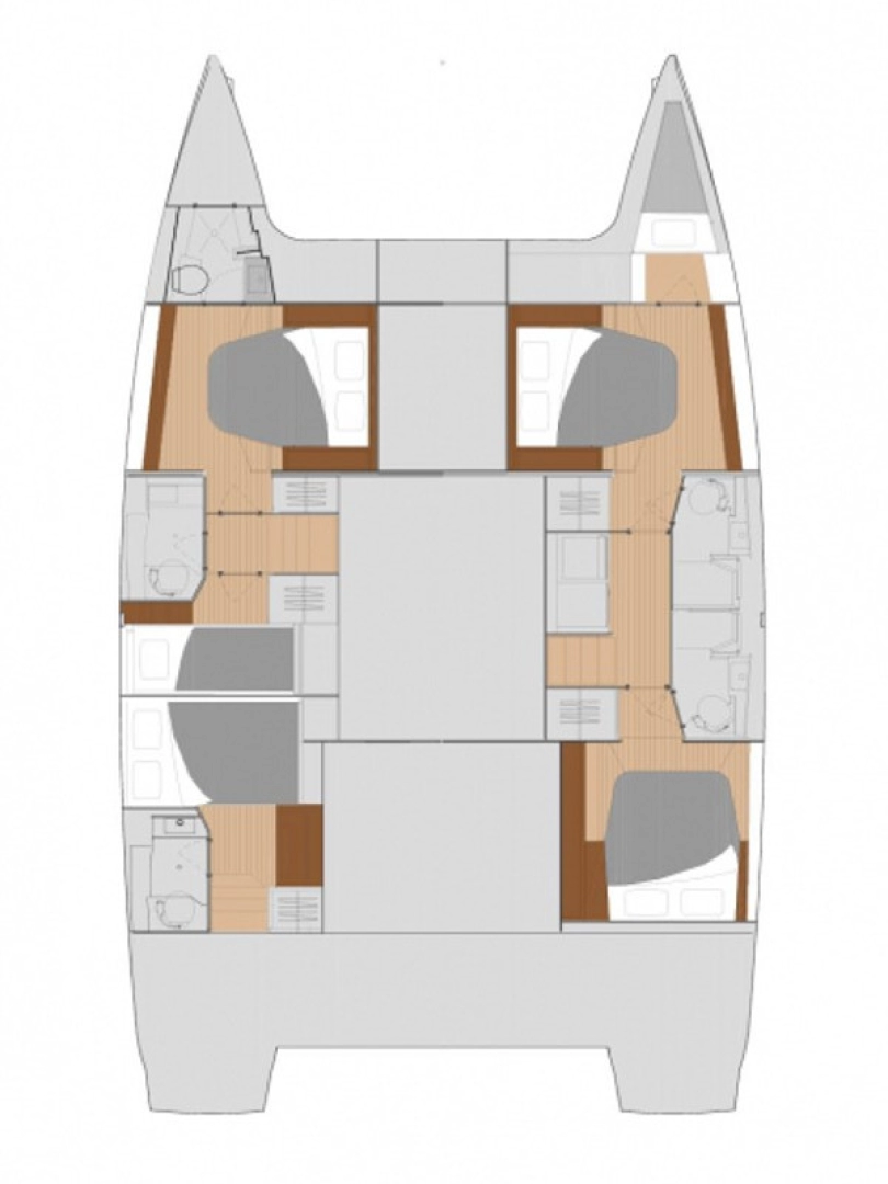 Noleggio Catamarano con o senza skipper Fountaine Pajot a Trogir