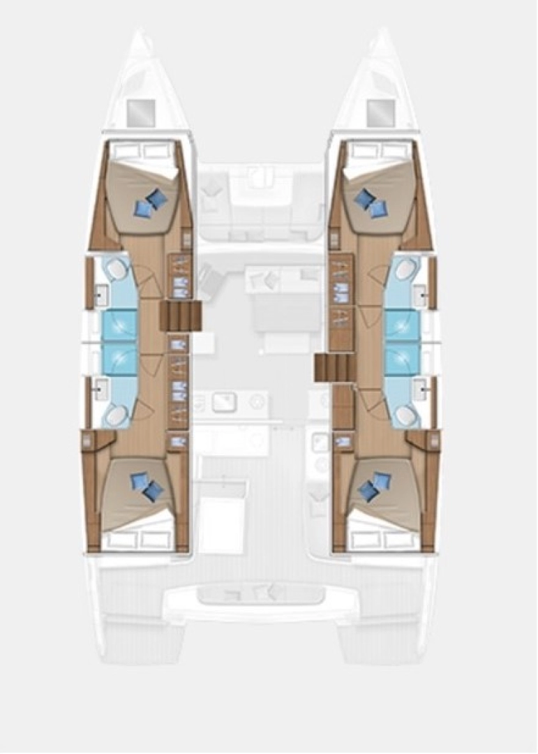 Noleggio Catamarano con o senza skipper Lagoon a Trogir