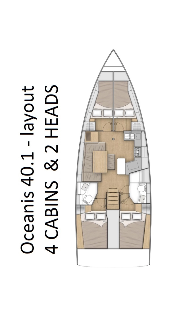 Noleggio barche Bénéteau Oceanis 40.1 a Pomer su Samboat
