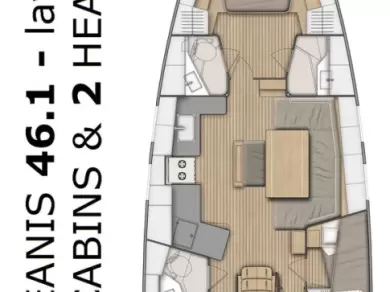 Noleggio Barca a vela Bénéteau con patente nautica