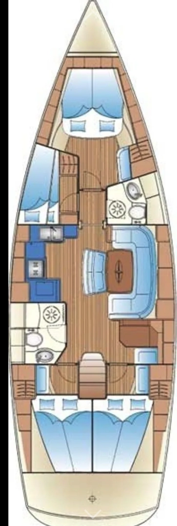 Noleggio barche Ávdira economico Cruiser 46