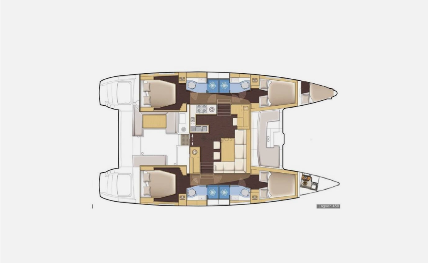 Noleggio Catamarano Lagoon con patente nautica