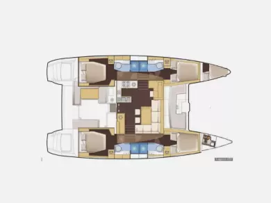 Noleggio Catamarano Lagoon con patente nautica