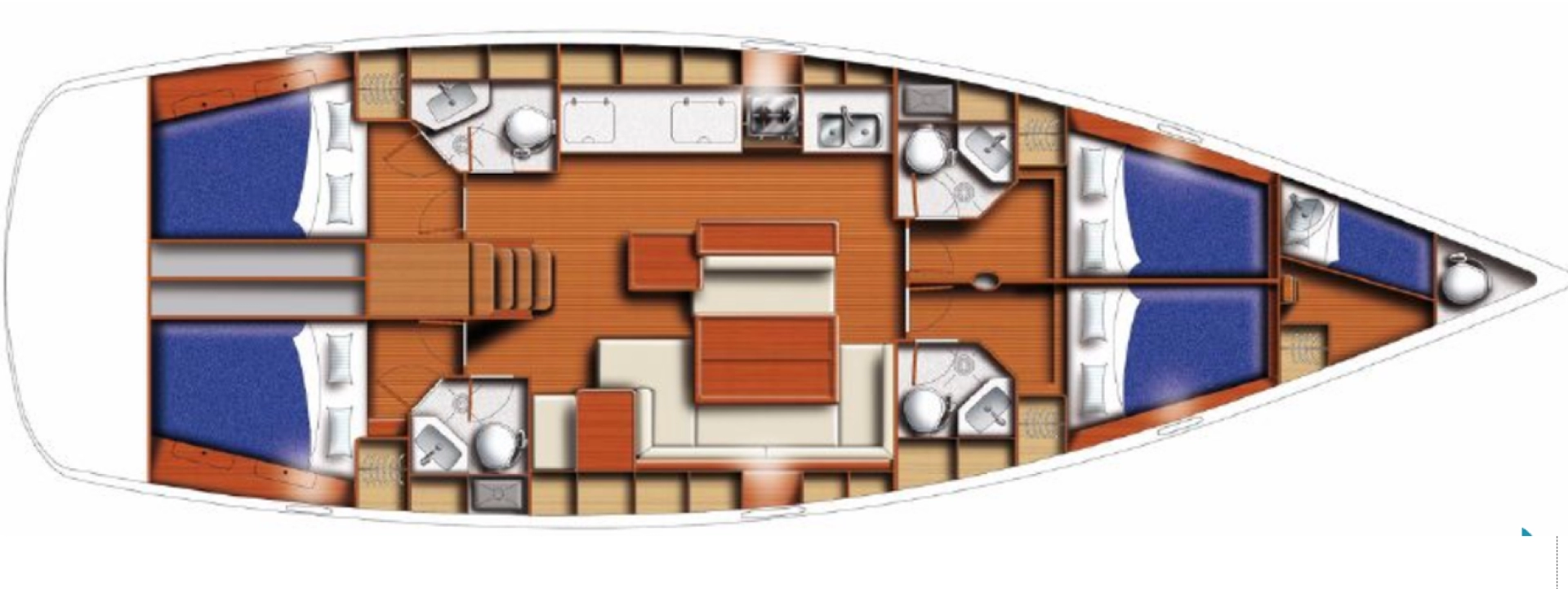 Bénéteau Oceanis 50 da affittare a  Lefkáda