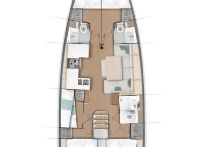 Jeanneau Sun Odyssey 490 da affittare a  Fethiye