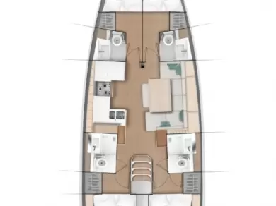 Noleggiare una Jeanneau Sun Odyssey 490 a Komolac