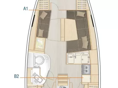 Noleggio Barca a vela Hanse con patente nautica