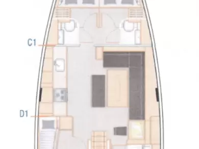 Hanse Hanse 508 da affittare a  Pola