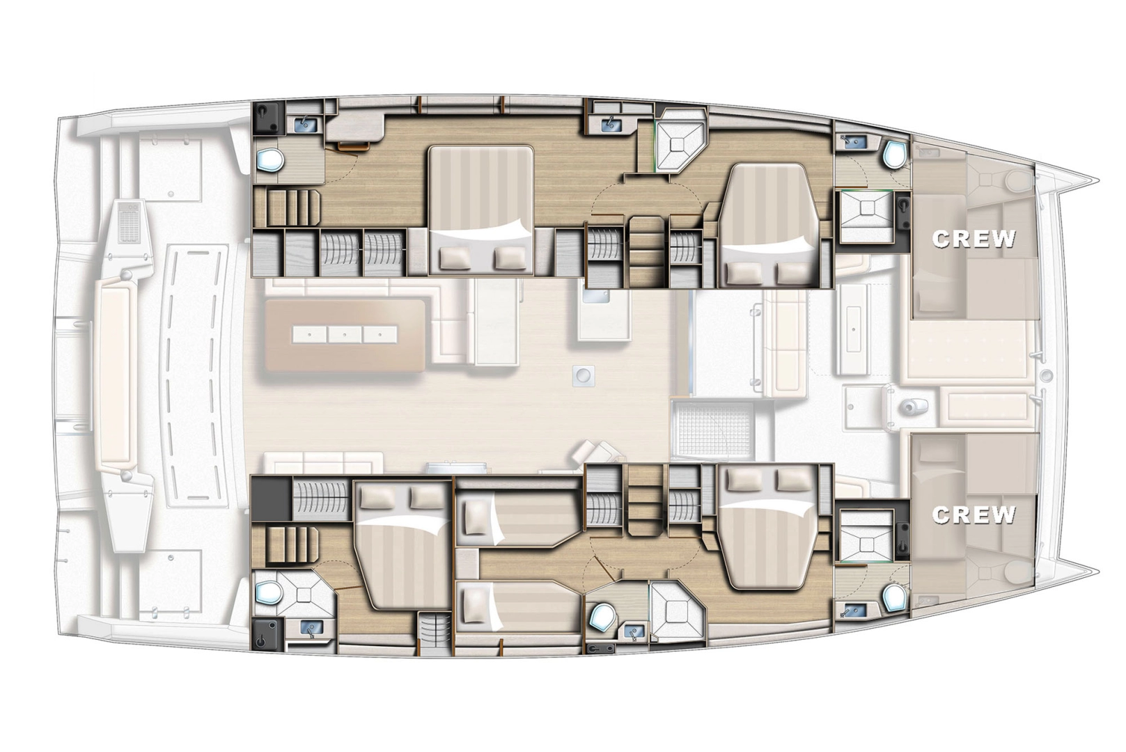 Noleggio Catamarano Bali con patente nautica