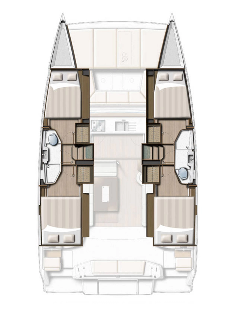 Noleggio Catamarano Bali con patente nautica