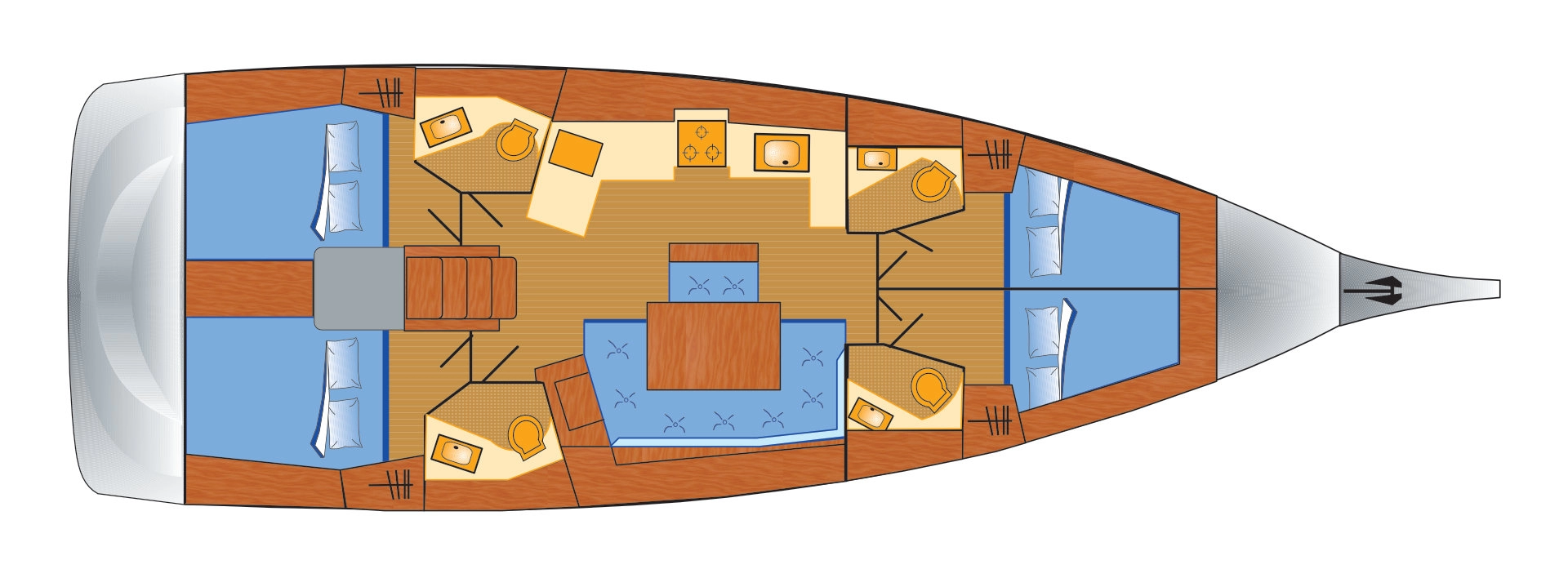 Noleggio Barca a vela a Can Pastilla – Bénéteau Oceanis 46.1