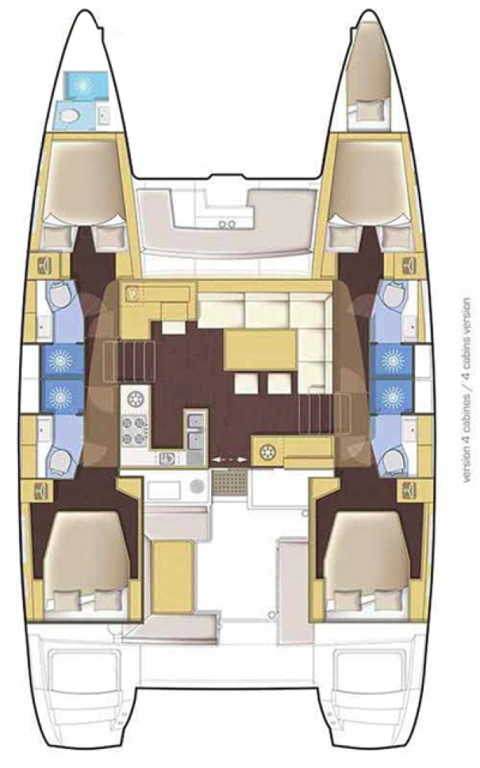 Lagoon Lagoon 46 da affittare a  Álimos