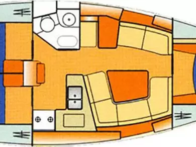 Noleggio Barca a vela Jeanneau con patente nautica