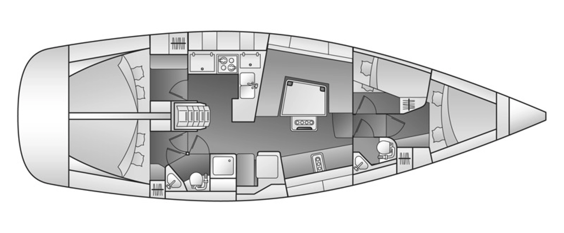 Elan Impression 444 da affittare a  Sukošan