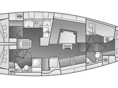 Elan Impression 444 da affittare a  Sukošan