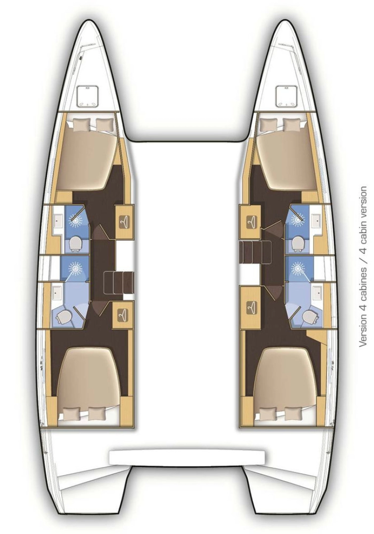 Noleggio Catamarano a Salamína – Lagoon Lagoon 42