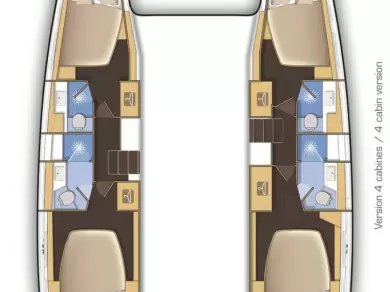 Noleggio Catamarano a Salamína – Lagoon Lagoon 42