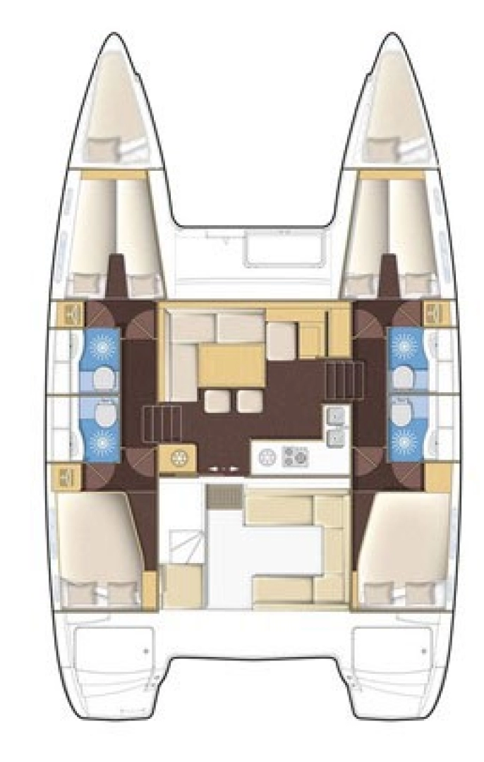 Noleggio Catamarano con o senza skipper Lagoon a Álimos