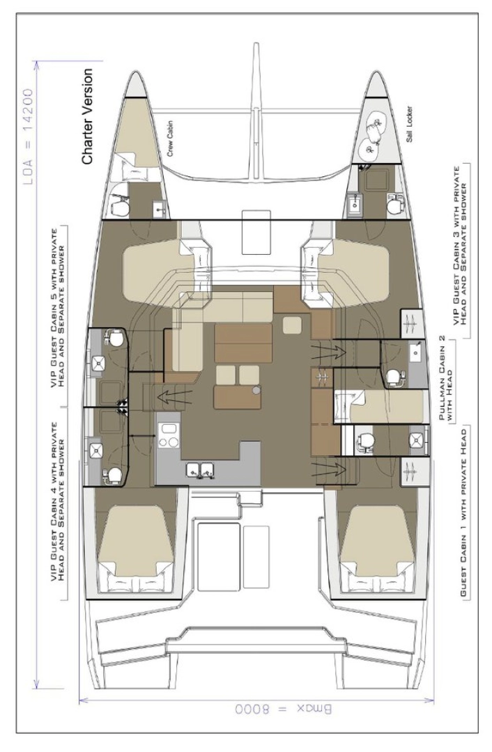 Dufour Dufour Catamarans 48 Sail da affittare a  Pirovac