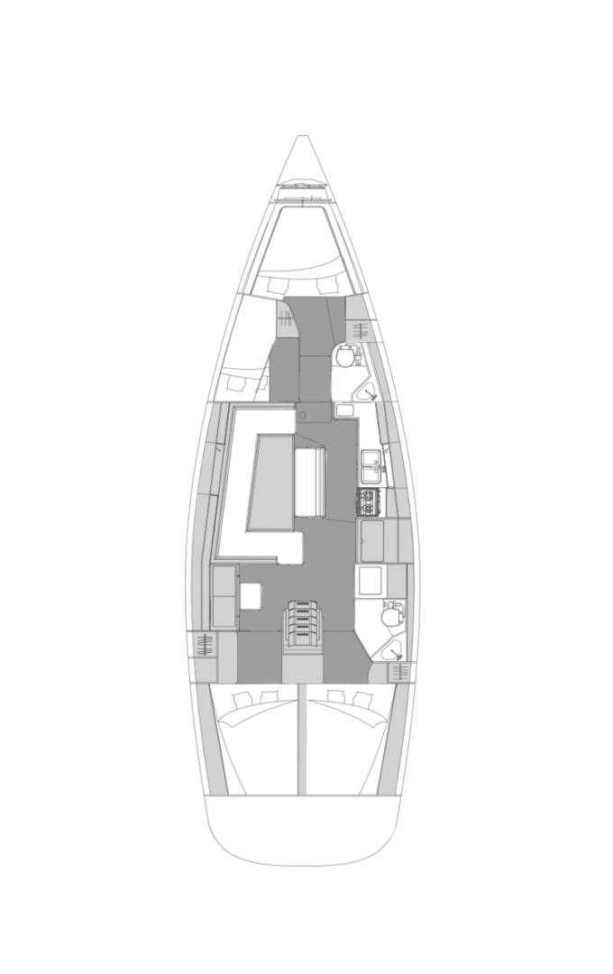 Noleggio Barca a vela a Pirovac – Elan Impression 45.1