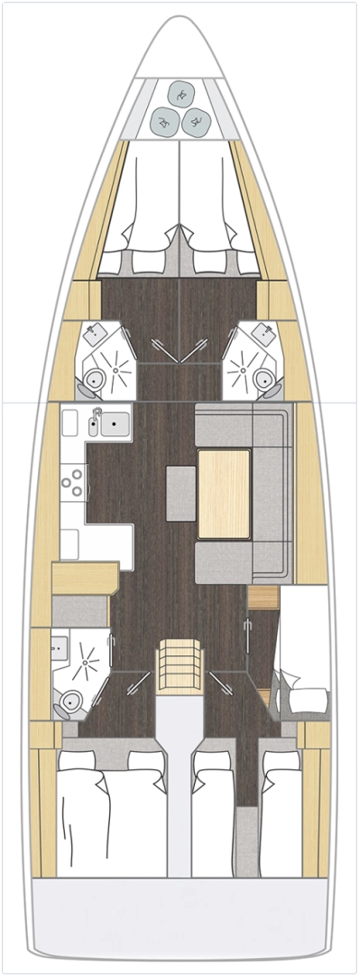 Noleggio barche Bavaria Bavaria C46 a Sebenico su Samboat