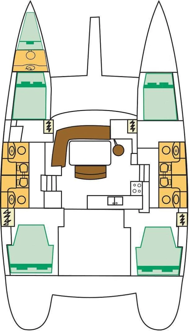 Noleggio a Bossoglina – Lagoon Lagoon 440 su SamBoat
