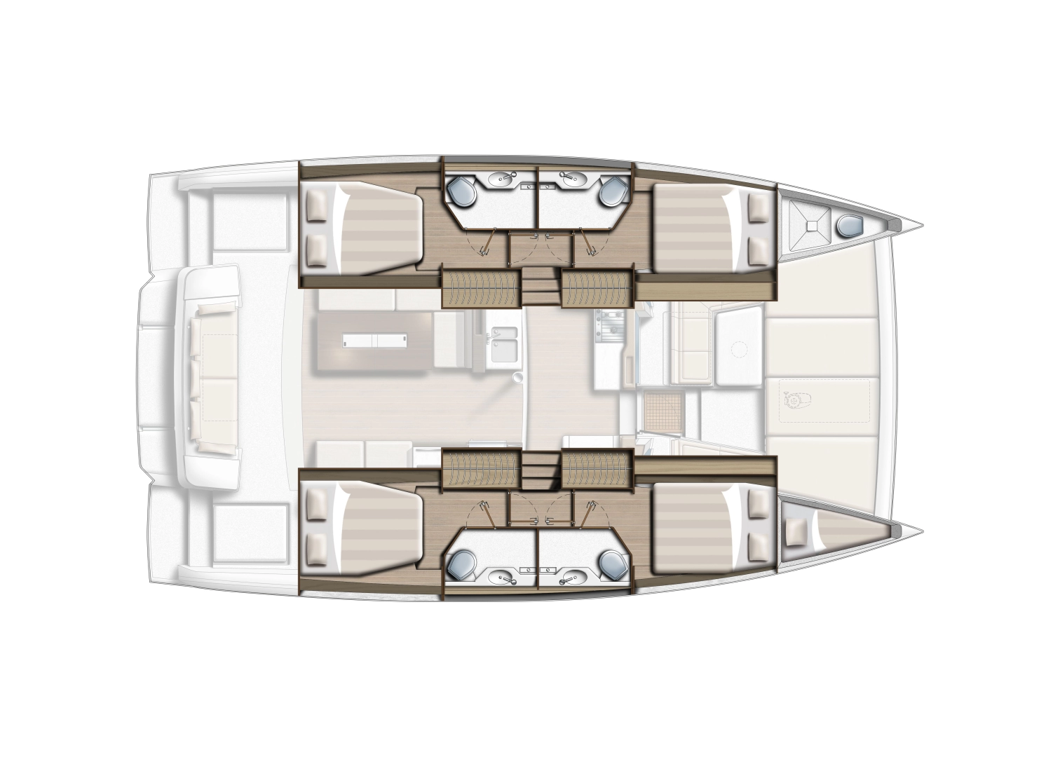 Noleggio Catamarano Bali con patente nautica