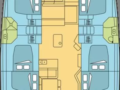 Noleggio Catamarano a Raiatea Island – Bali Bali 5.4