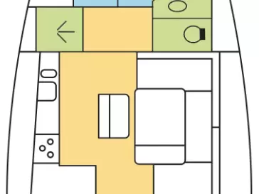 Bavaria Cruiser 46 da affittare a  Zaton