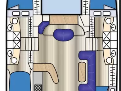 Noleggio Barca a motore Fountaine Pajot con patente nautica