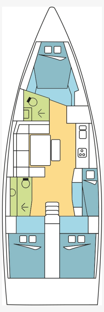 Noleggio Barca a vela a Le Marin – Dufour Dufour 430 Grand Large