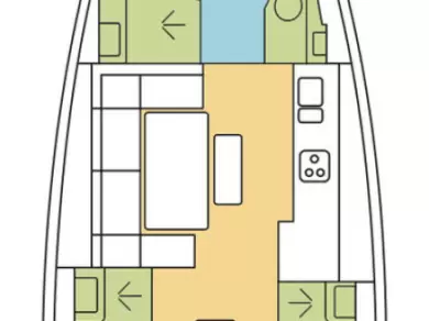 Noleggio Barca a vela Dufour con patente nautica