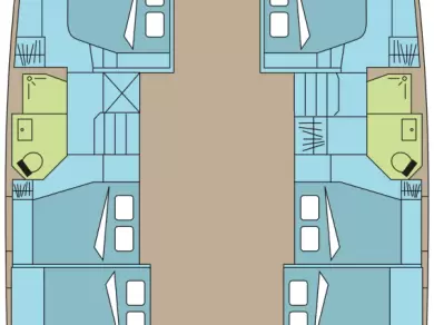 Fountaine Pajot Fountaine Pajot Aura 51 SMART ELECTRIC - 5 cab. da affittare a  Pozzuoli