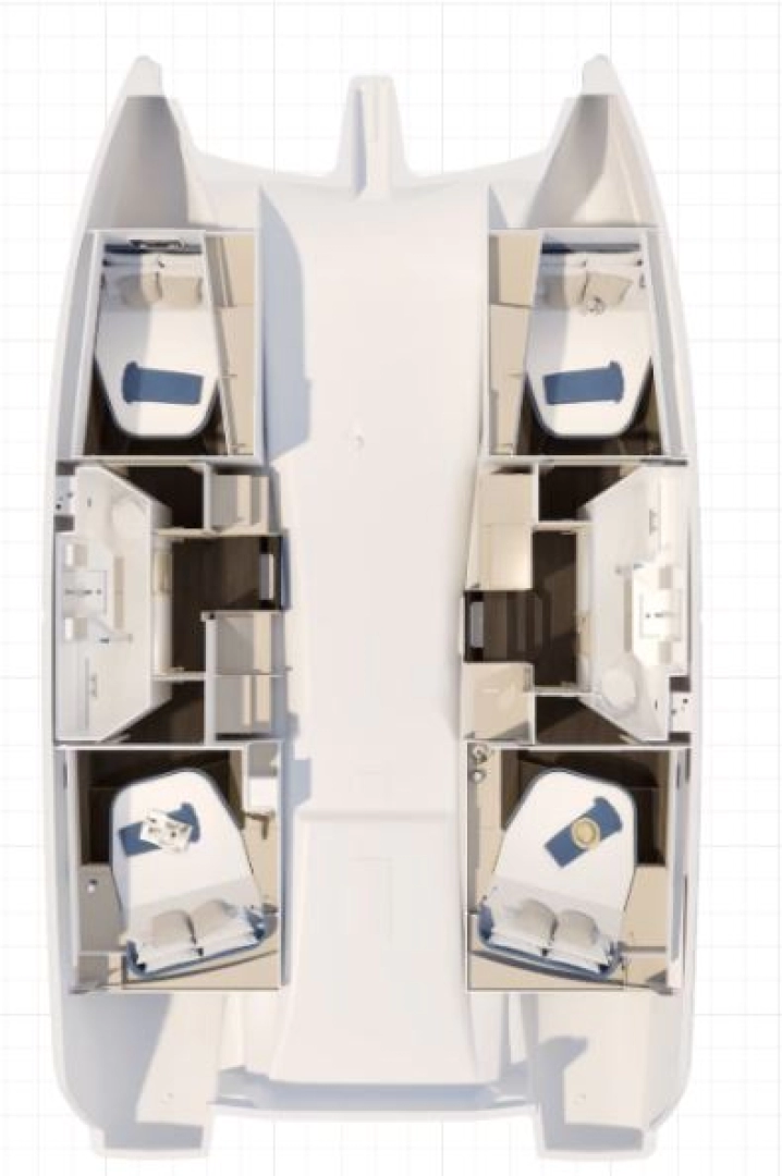 Noleggio Catamarano a Saint-Mandrier-sur-Mer – Fountaine Pajot Fountaine Pajot FP 41 Quatuor 2