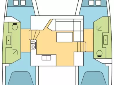 Noleggio Catamarano Fountaine Pajot con patente nautica